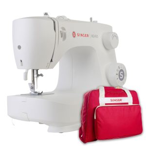 Máquina de Coser Singer M2405 + Bolso Color Ladrillo
